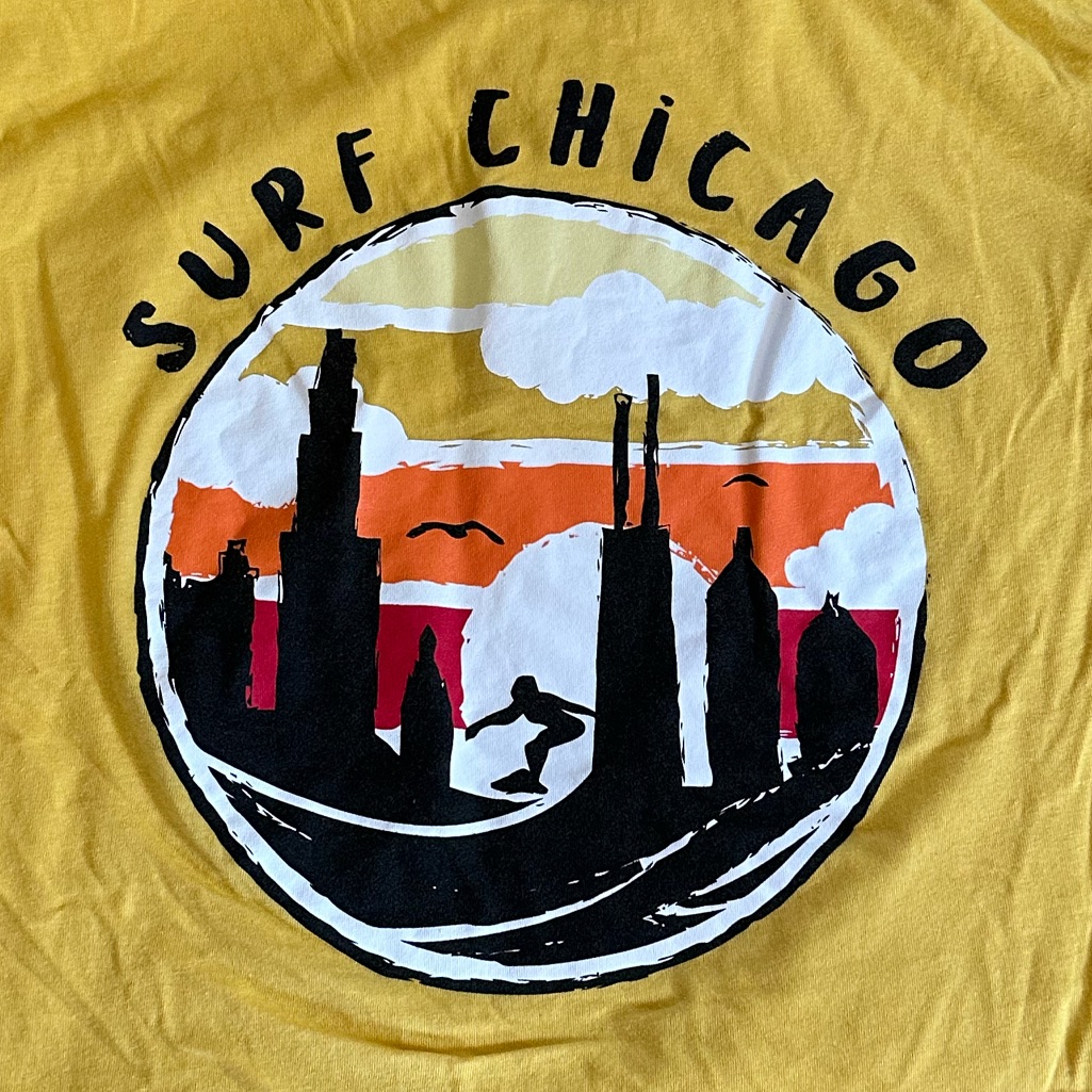 Surf Chicago Surfrider Graphic Tee
